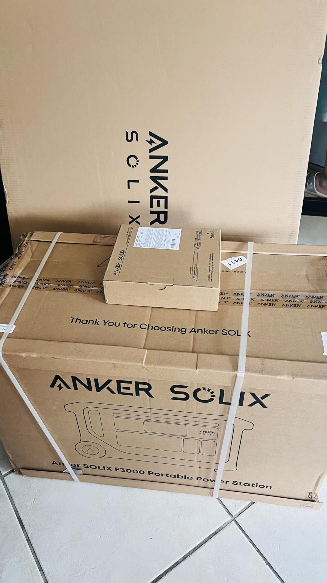 Anker SOLIX F3000 Portable Power Station and Expansion Battery, 3,072Wh customer photo 1