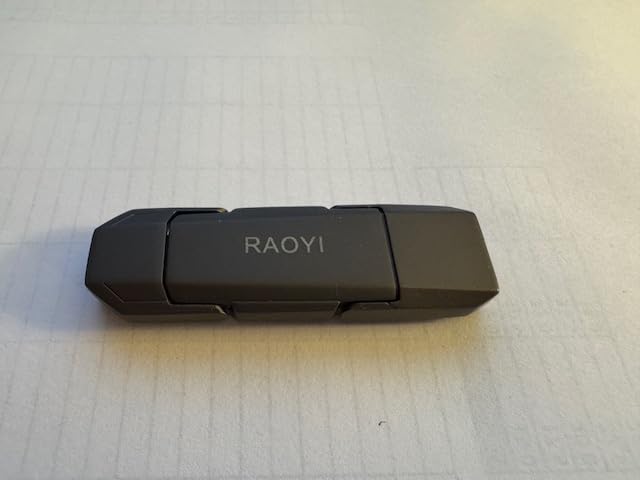RAOYI 512GB USB C External SSD, 2-in-1 Solid State Drive Up to 450MB/s Dual USB 3.2 + Type-C Thumb Drive Portable SSD Drive for iPhone 15/16/17, Android, Tablet, PC and PS4 customer photo 2