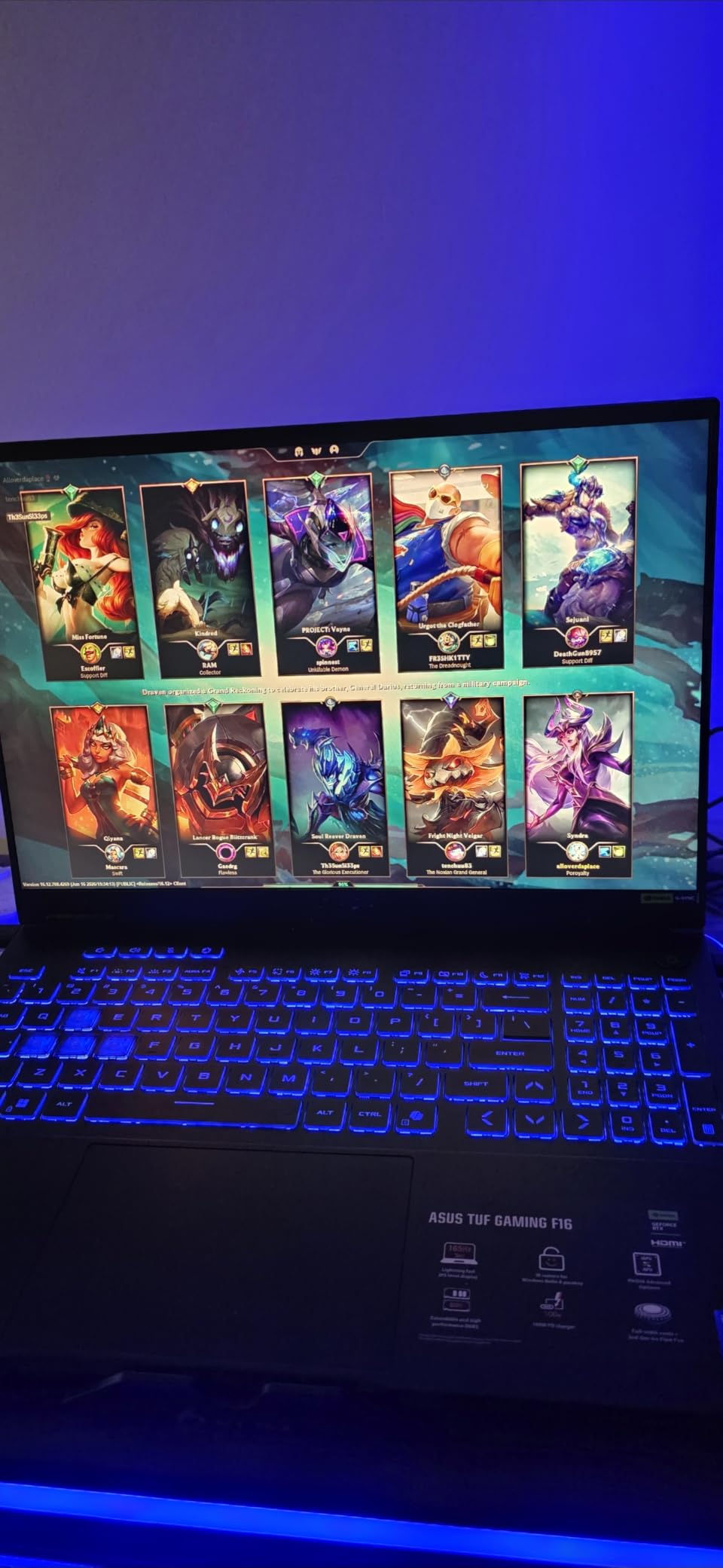 ASUS TUF Gaming F16 (2025) Gaming Laptop, 16” FHD+ 165Hz 16:10 Display, Intel® Core™ i5 Processor 13450HX, NVIDIA® GeForce RTX™ 5050, 16GB DDR5, 512GB PCIe Gen4 SSD, Wi-Fi 6E, Win 11 Home customer photo 2