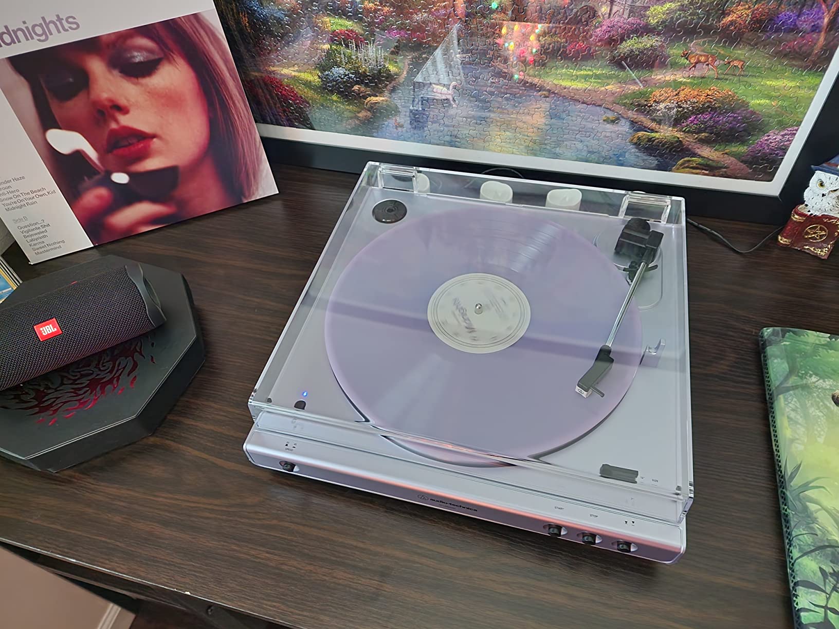 Audio-Technica AT-LPGO-BT Fully Automatic Wireless Belt-Drive Turntable (Gun-Metal/Black) customer photo 1