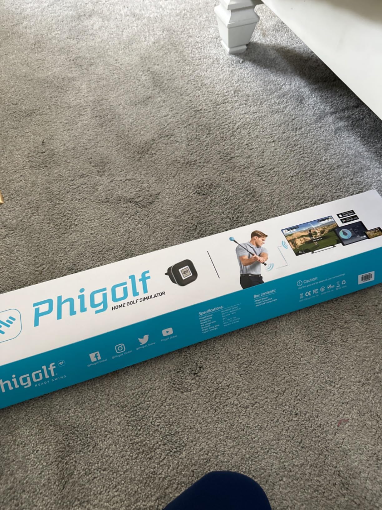 PHIGOLF Home Golf Simulator, Motion Sensor & 3D Analysis for Practice & Fun customer photo 2
