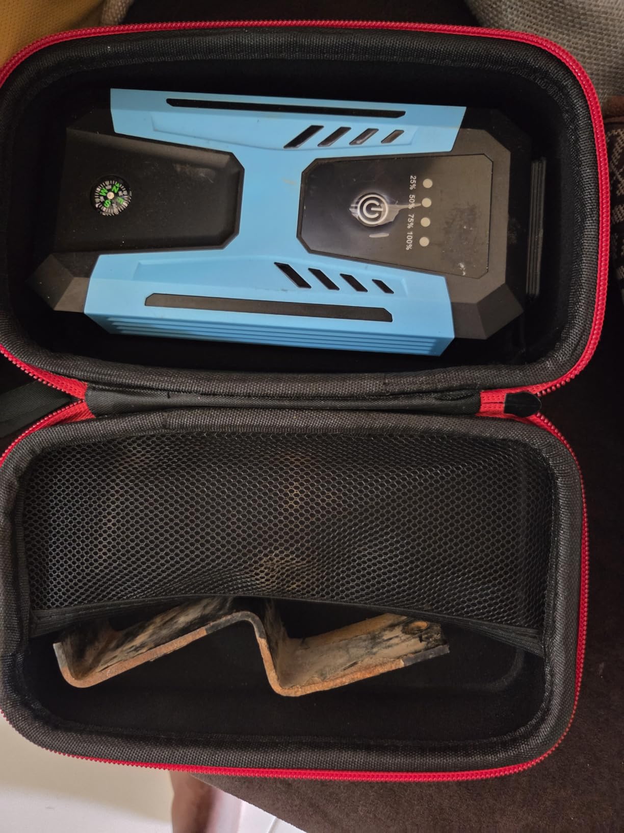 12v Jump Starter for 10.0L Gas/8.0L Diesel, 6000A Peak Car Battery Jumper Starter Portable, IP66 Waterproof Jump Box with Emergency Light and Storage Case customer photo 1