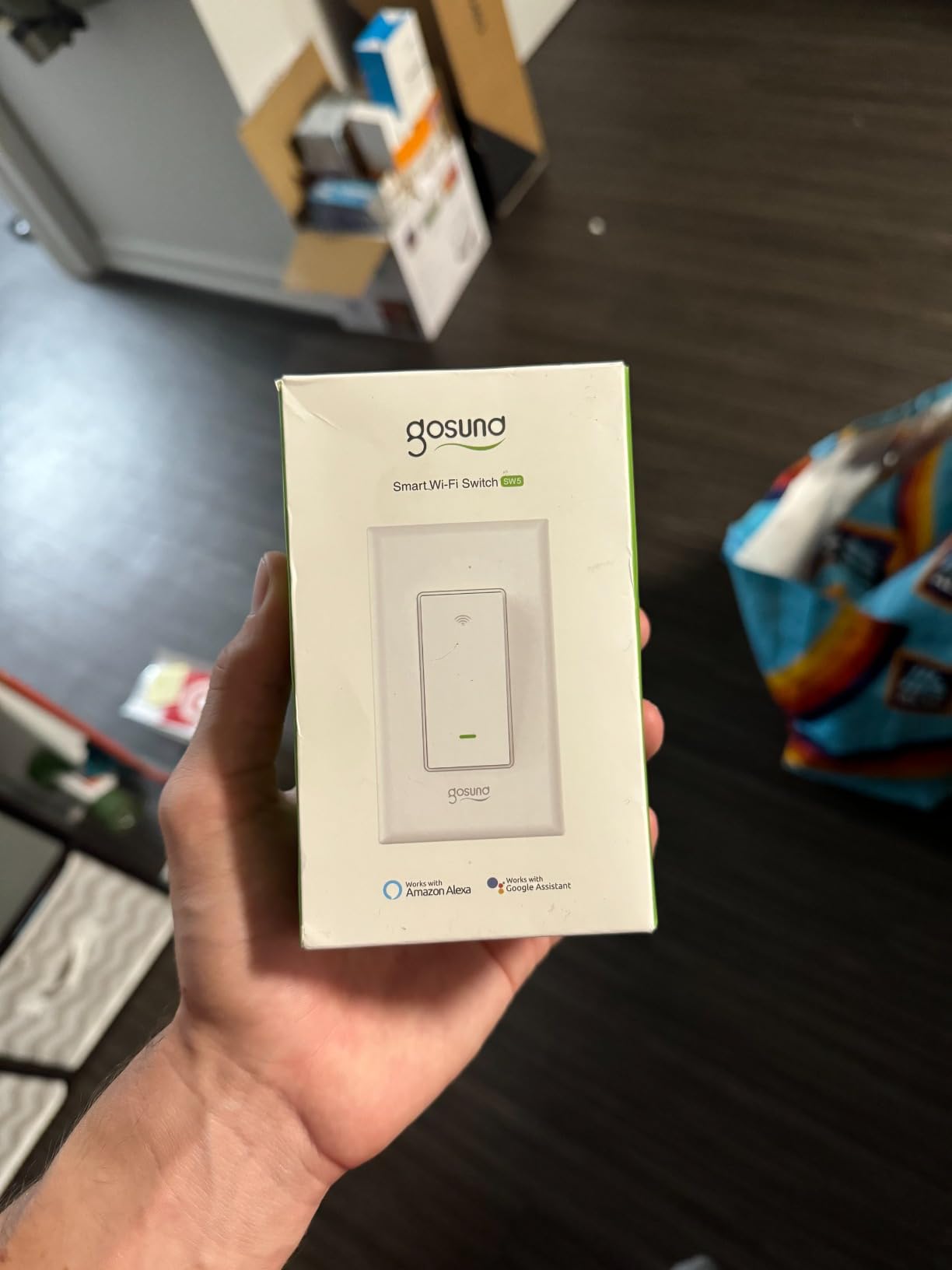 GHome Smart Switches for Lights, Single Pole, SW5-3 Pack, Works with Alexa customer photo 1