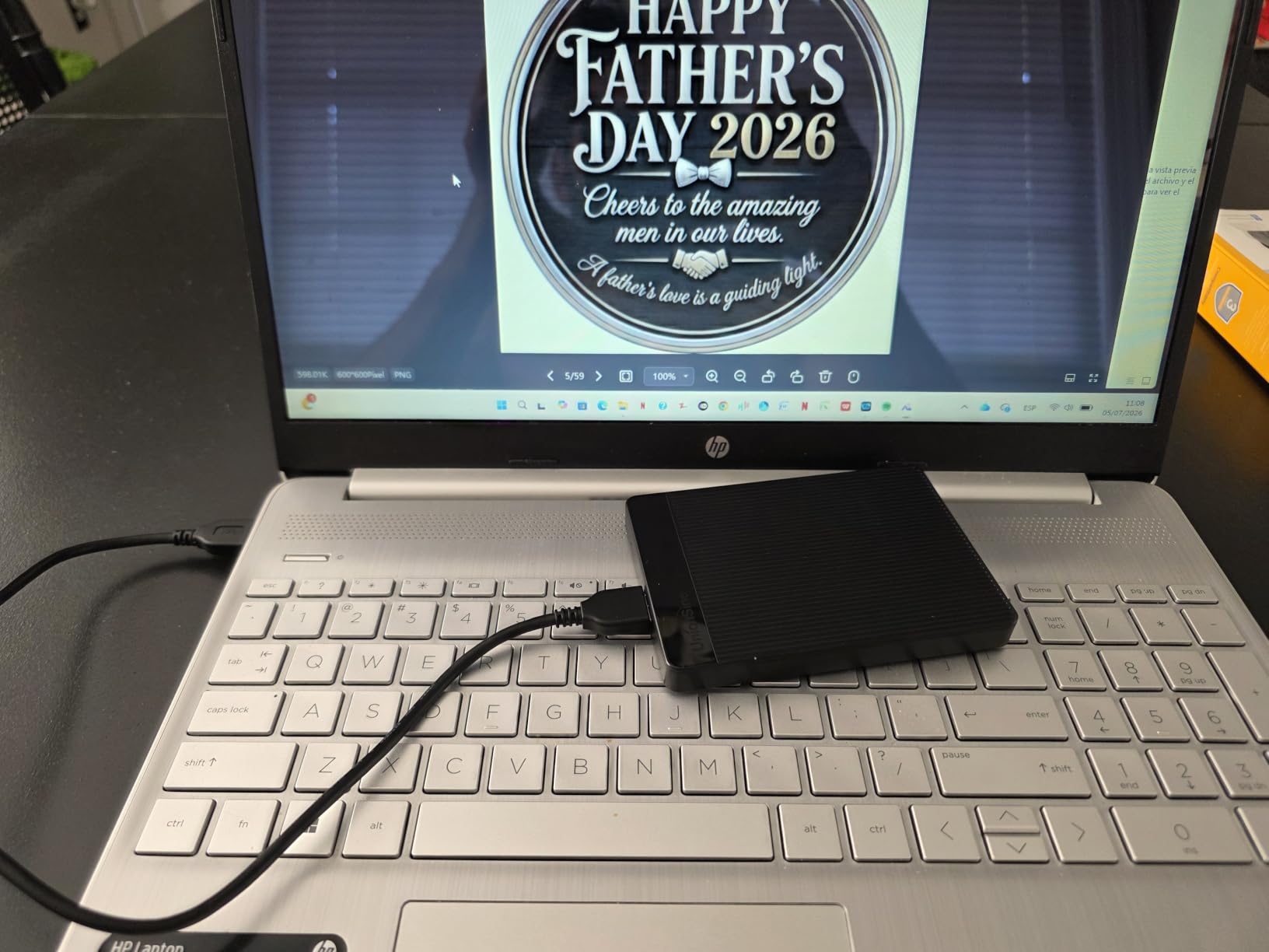 UnionSine 1TB Ultra Slim Portable External Hard Drive HDD-USB 3.0 customer photo 1