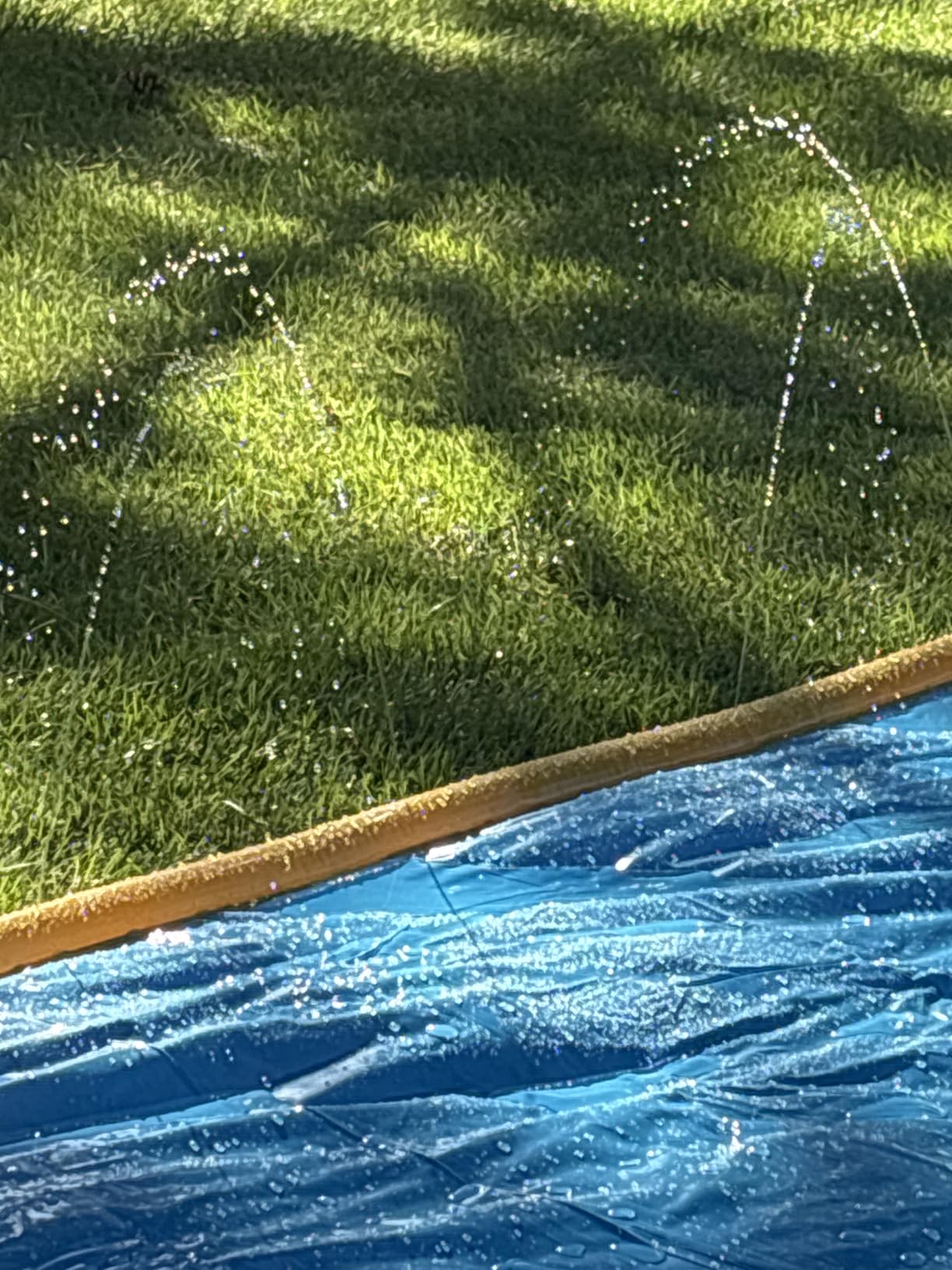 Spring Water Slip and Water Slide, 22ft *2 Lanes Slip Water Slides for Kids Backyards Ages 5-8 8-12 with Sprinkler and Inflatable Bodyboards, Summer Water Fun Toy for Outdoor Lawn Games Play customer photo 1