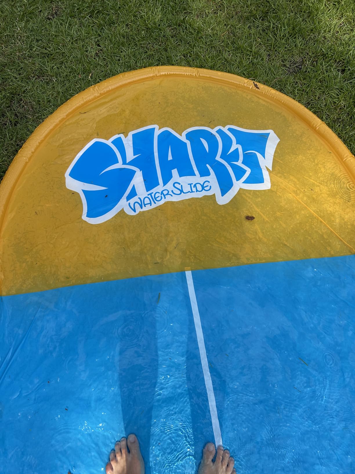 Spring Water Slip and Water Slide, 22ft *2 Lanes Slip Water Slides for Kids Backyards Ages 5-8 8-12 with Sprinkler and Inflatable Bodyboards, Summer Water Fun Toy for Outdoor Lawn Games Play customer photo 2