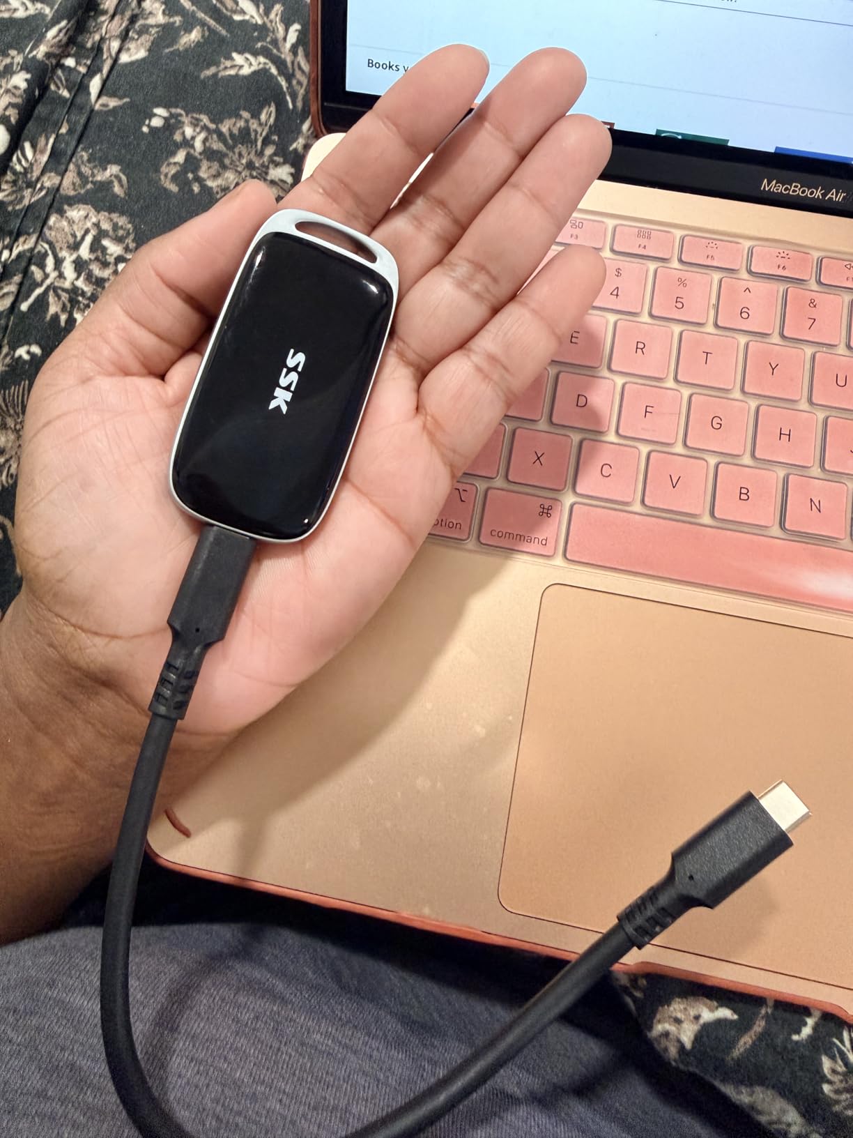 SSK 500GB Portable SSD External Solid State Hard Drive USB3.2 Gen2x2 20Gbps customer photo 2