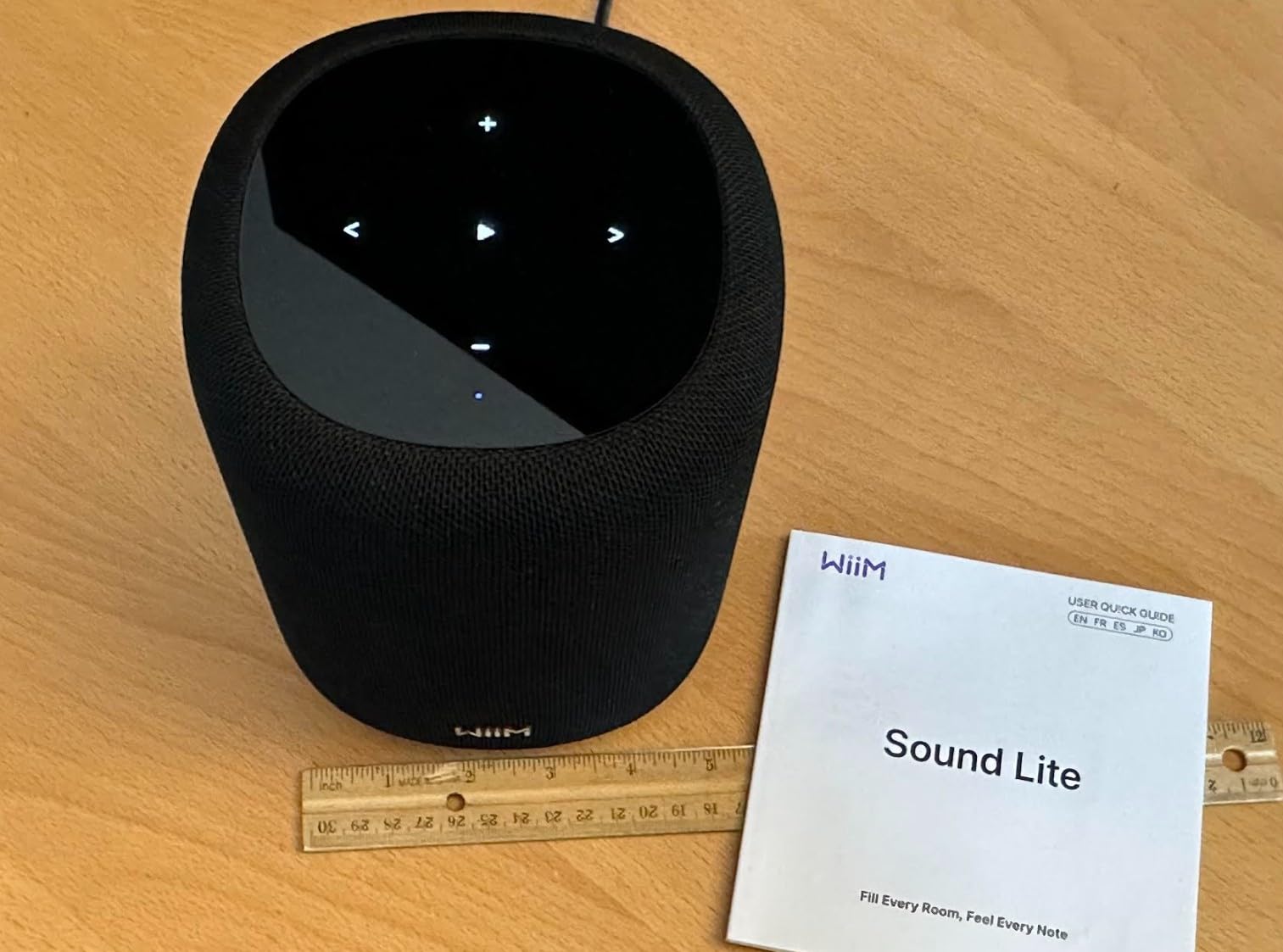 WiiM Sound Lite Smart Speaker, Multi-Room Wireless Speaker, White customer photo 2