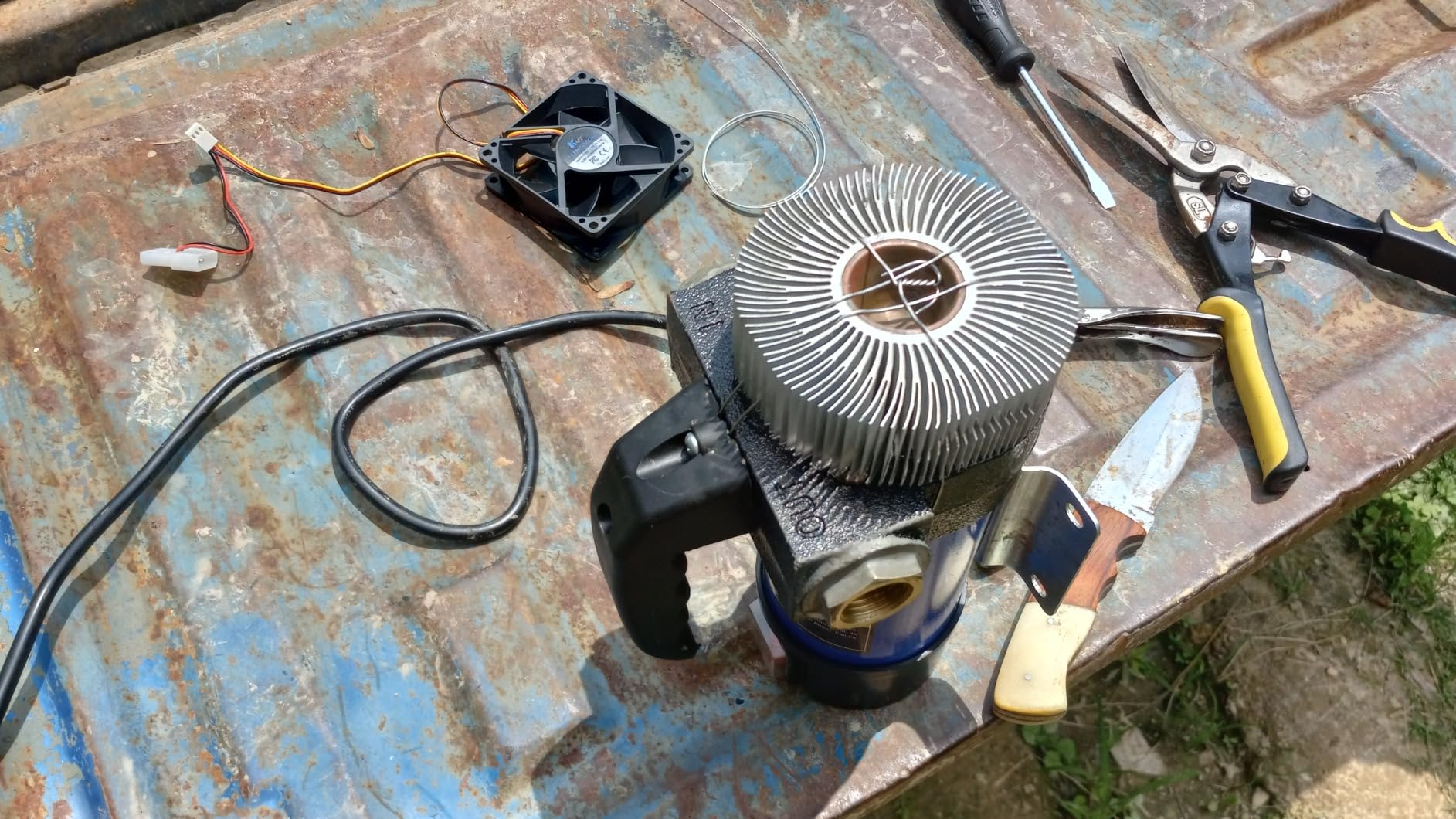 OMT 12V 20 GPM Fuel Transfer Pump with Manual Nozzle & Filter customer photo 1