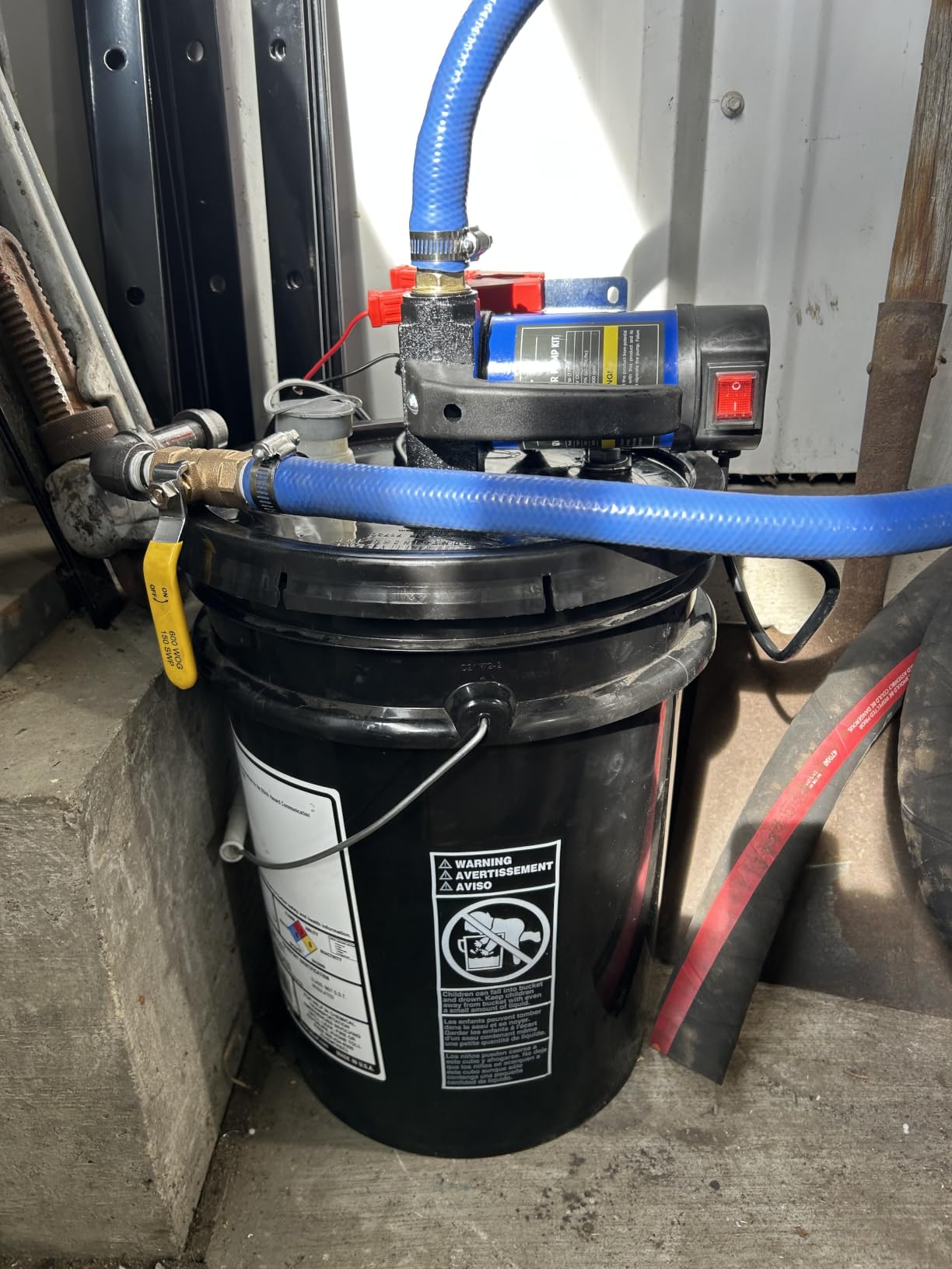 OMT 12V 20 GPM Fuel Transfer Pump with Manual Nozzle & Filter customer photo 2