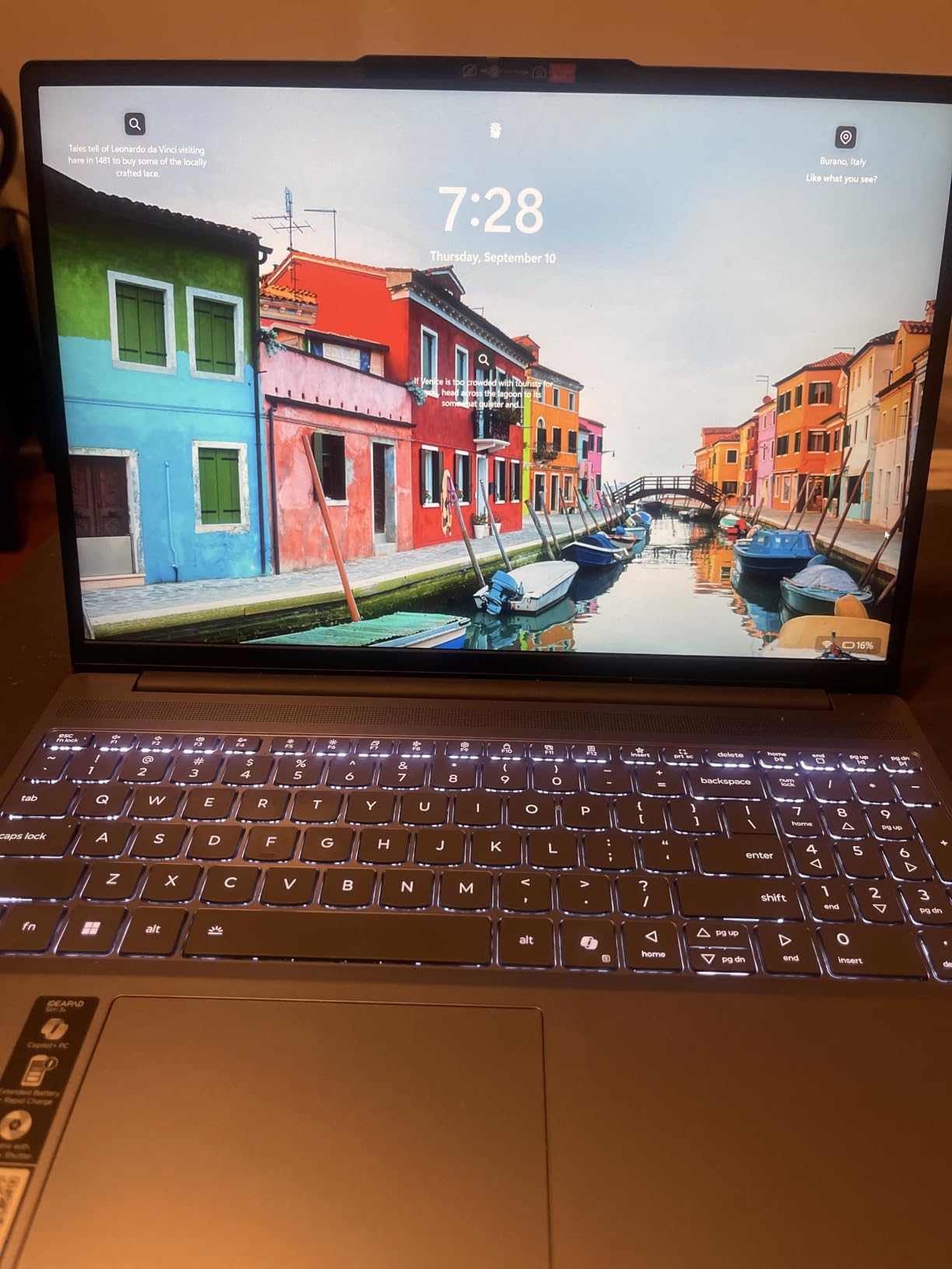 Lenovo IdeaPad Slim 3 Touchscreen Laptop, Ryzen 7 5825U, 16GB RAM 512GB SSD customer photo 1