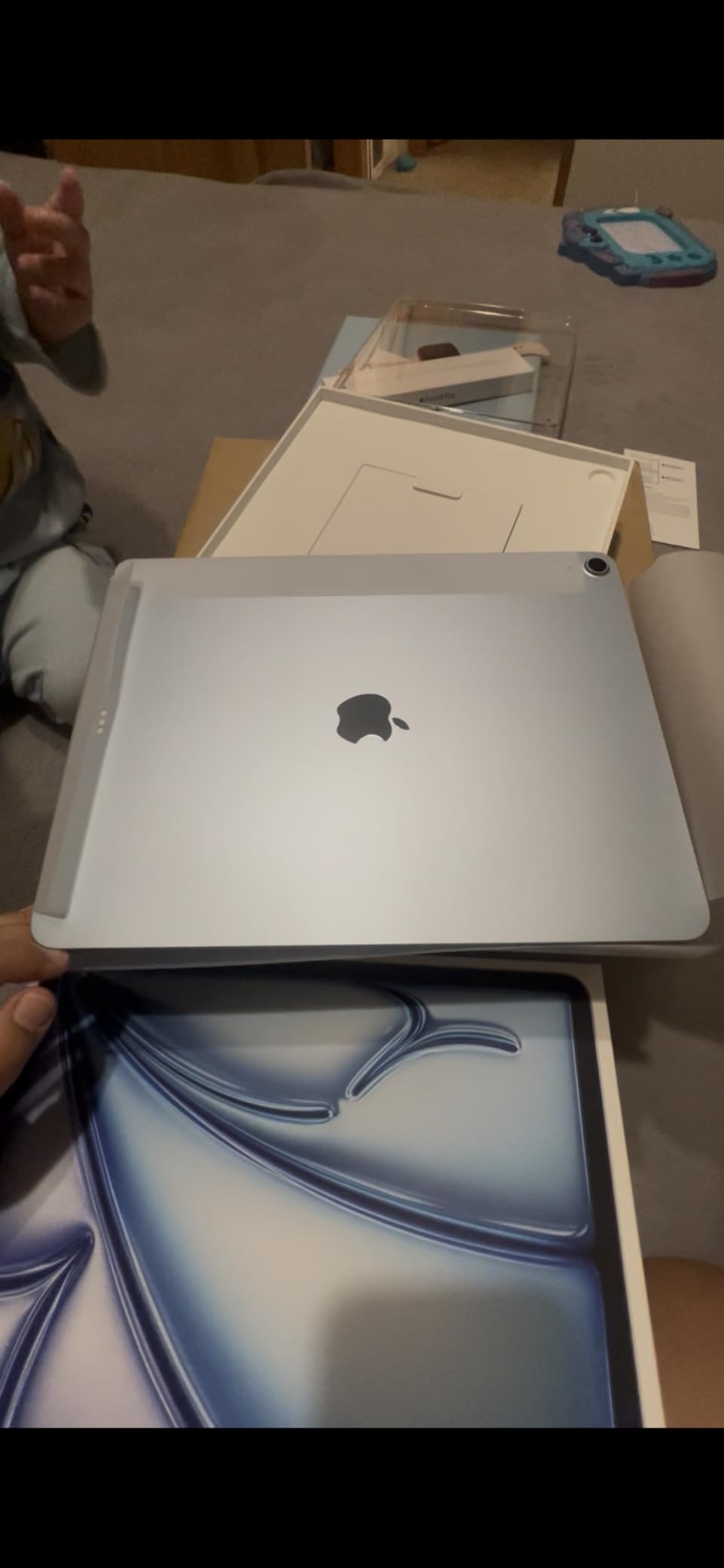 Apple iPad Air 13-inch (M4): Liquid Retina Display, 128GB, 12MP Front/Back Camera, Wi-Fi 7 with Apple N1, Touch ID, All-Day Battery Life — Space Gray customer photo 2
