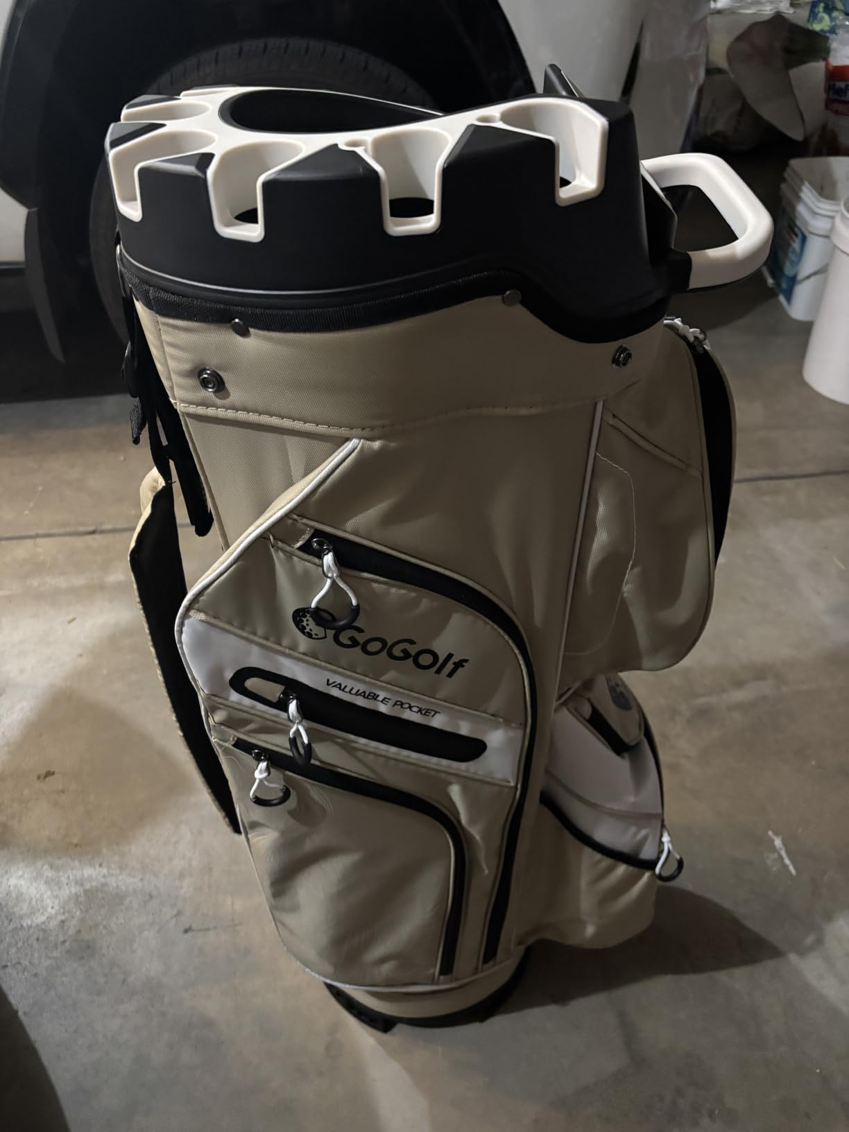 Tangkula Golf Cart Bag with 14-Way Full Length Dividers customer photo 1