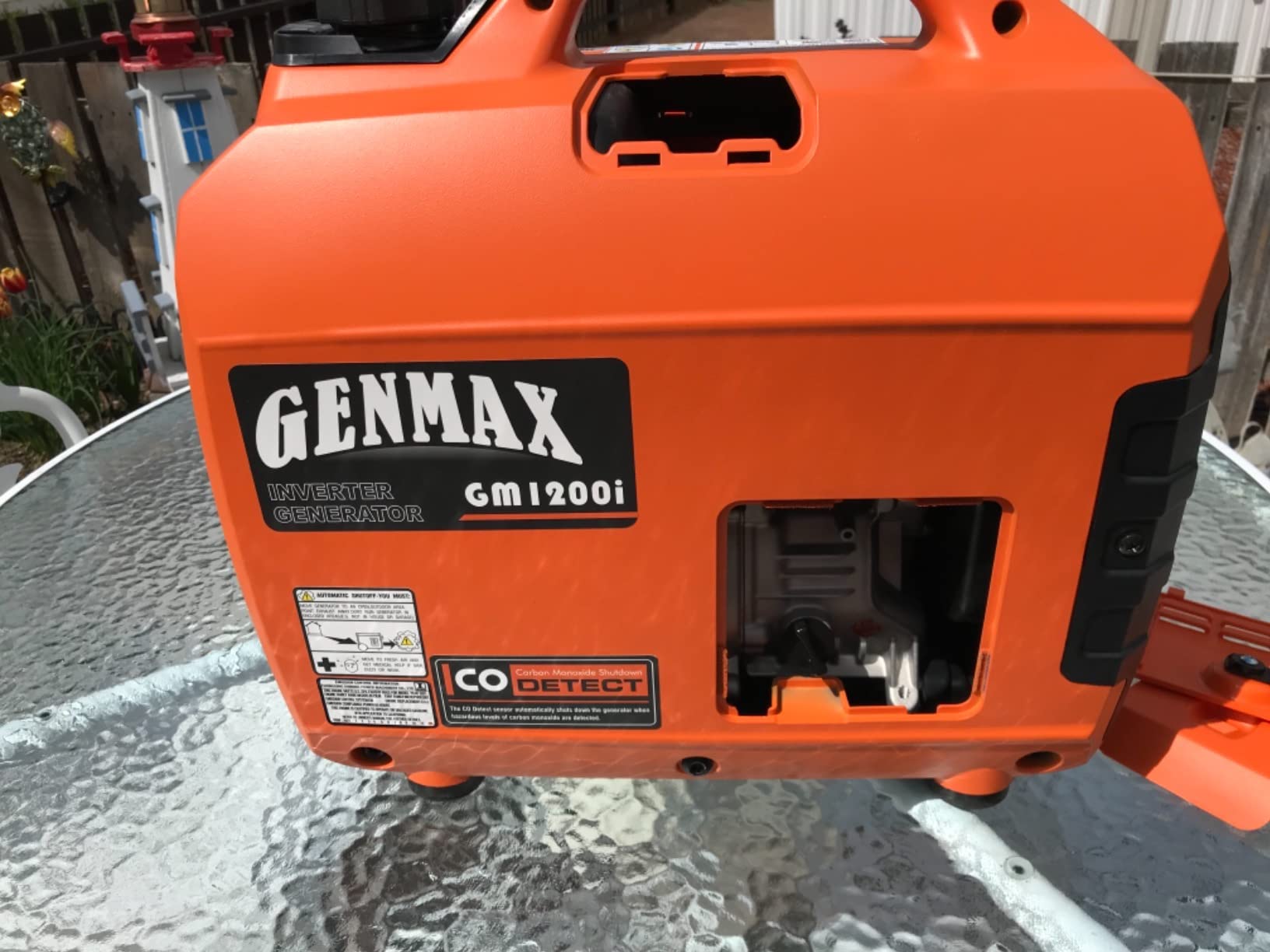 GENMAX 5500W Portable Hybrid Inverter Generator 2026,3800W Rated / 5500W Peak, Hybrid Boost Technology, CO Sensor, EPA Certified, Ultra-Quiet for RV Camping&Home Backup Emergency Power(GM5500iHD) customer photo 1