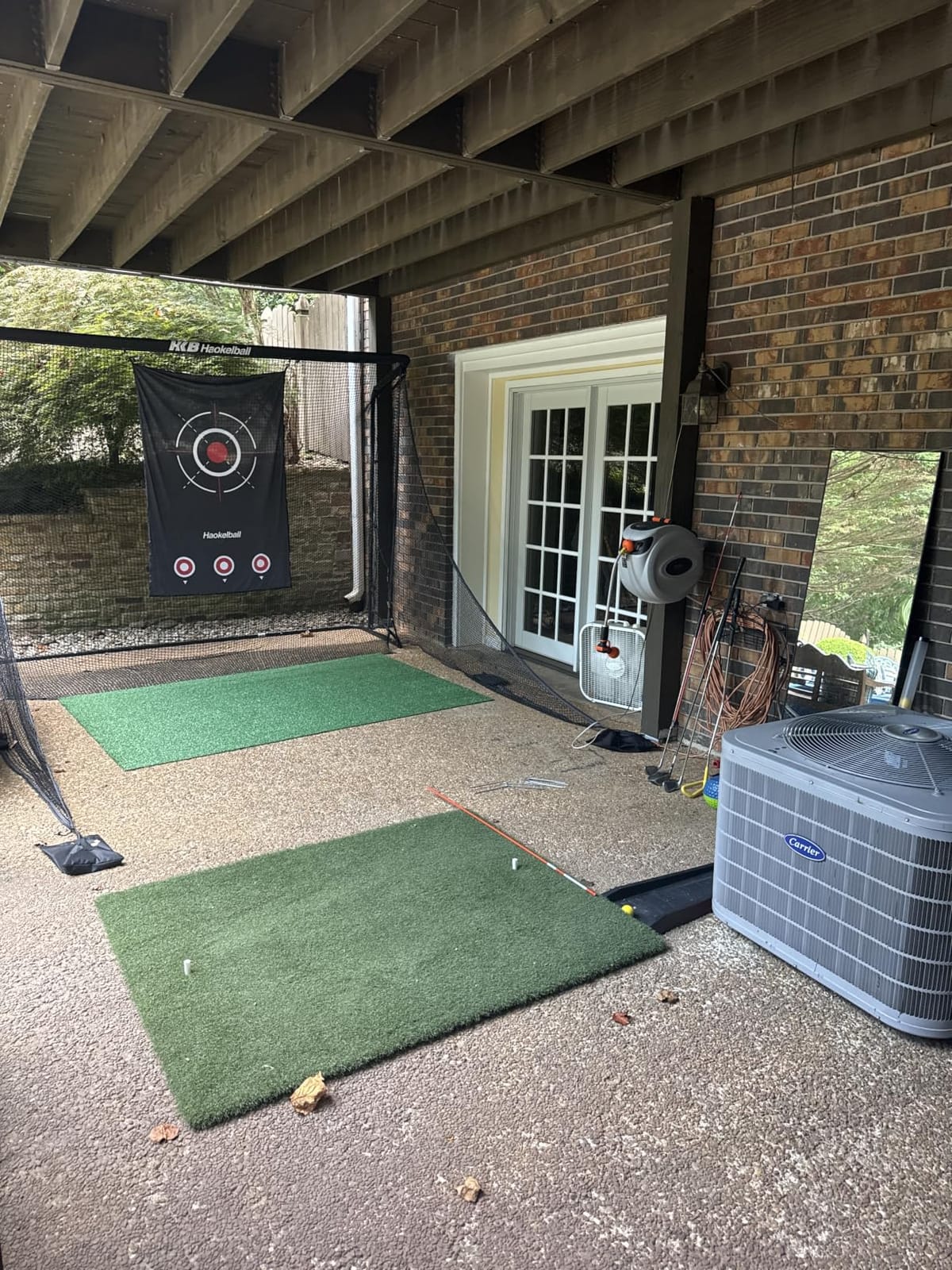 Haokelball Golf Practice Net 10x8FT Driving Hitting Net & Simulator Cage customer photo 1