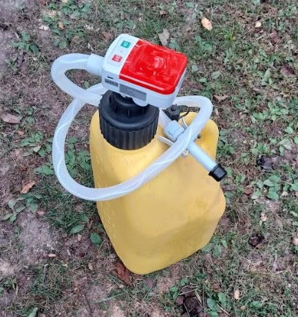 Keimi Cordless Electric Fuel Transfer Pump, Auto-Stop & Hand Trigger Nozzle customer photo 2
