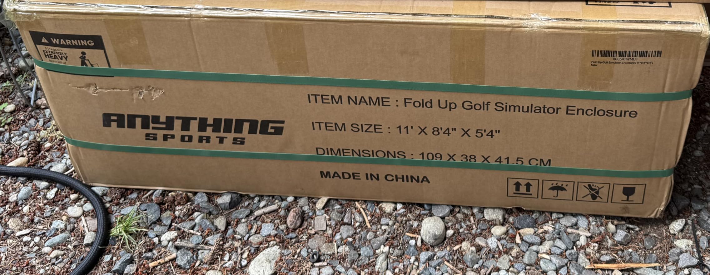 Fold Up Golf Simulator Enclosure (8'4 x 8'4 x 5') customer photo 2