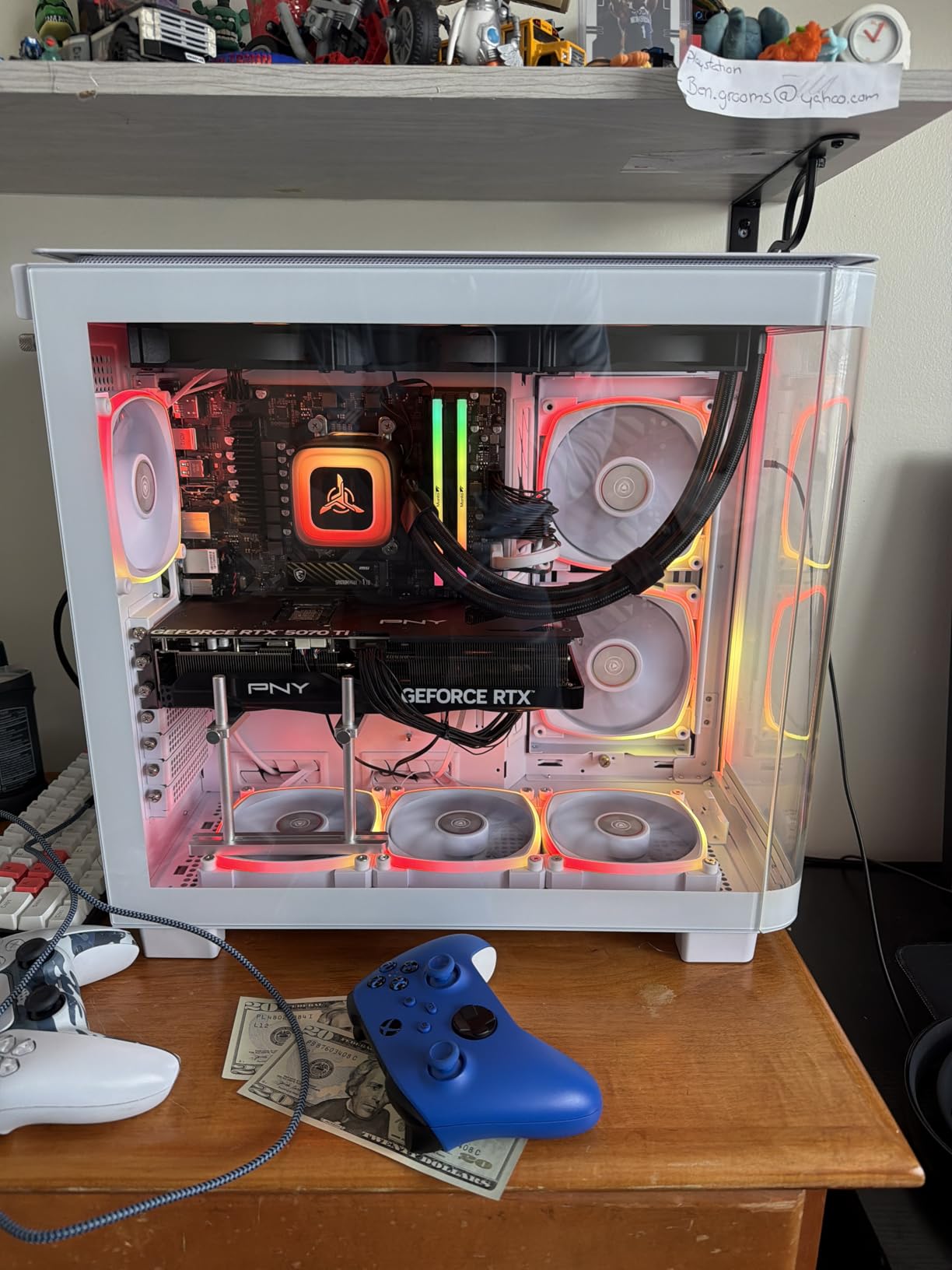Skytech Gaming PC Desktop, Ryzen 7 9800X3D, RTX 5070 Ti, 32GB RAM, 1TB SSD customer photo 1
