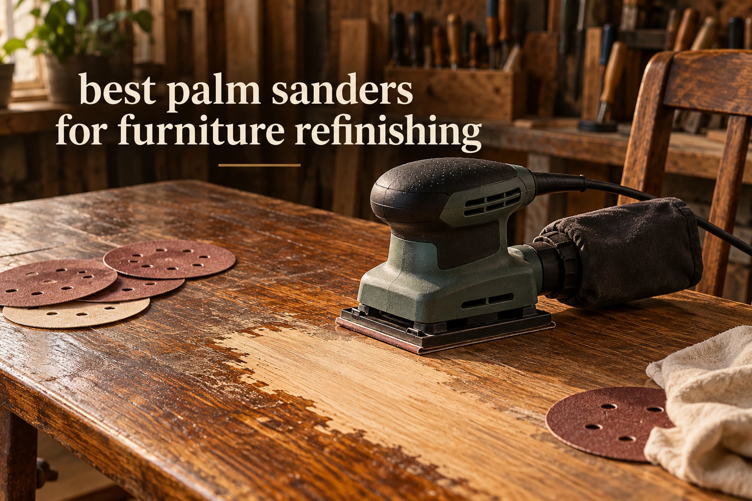 best palm sanders for furniture refinishing