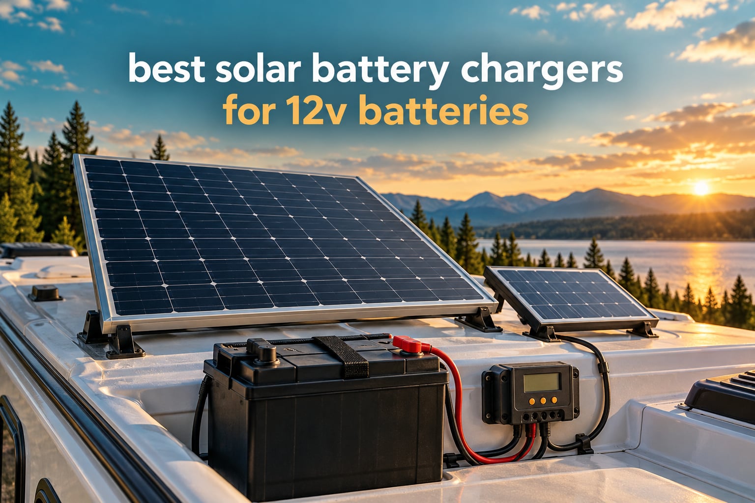 best solar battery chargers for 12v batteries