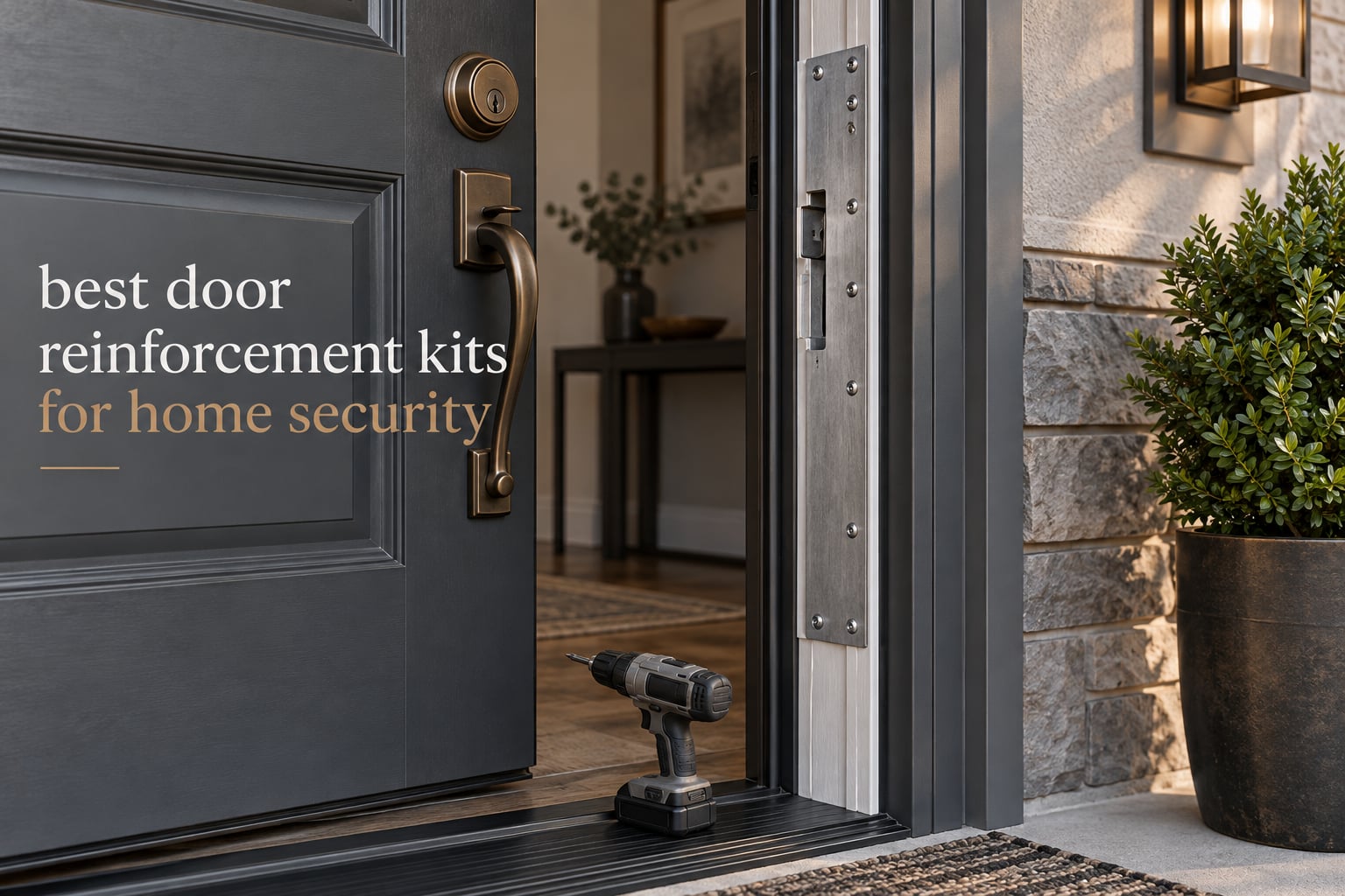best door reinforcement kits for home security