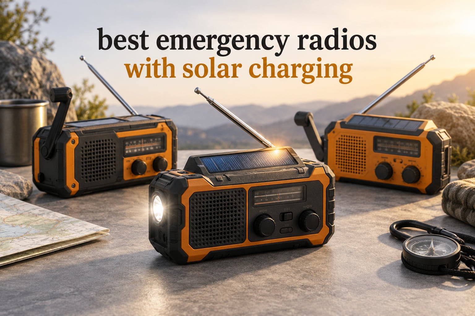 best emergency radios with solar charging