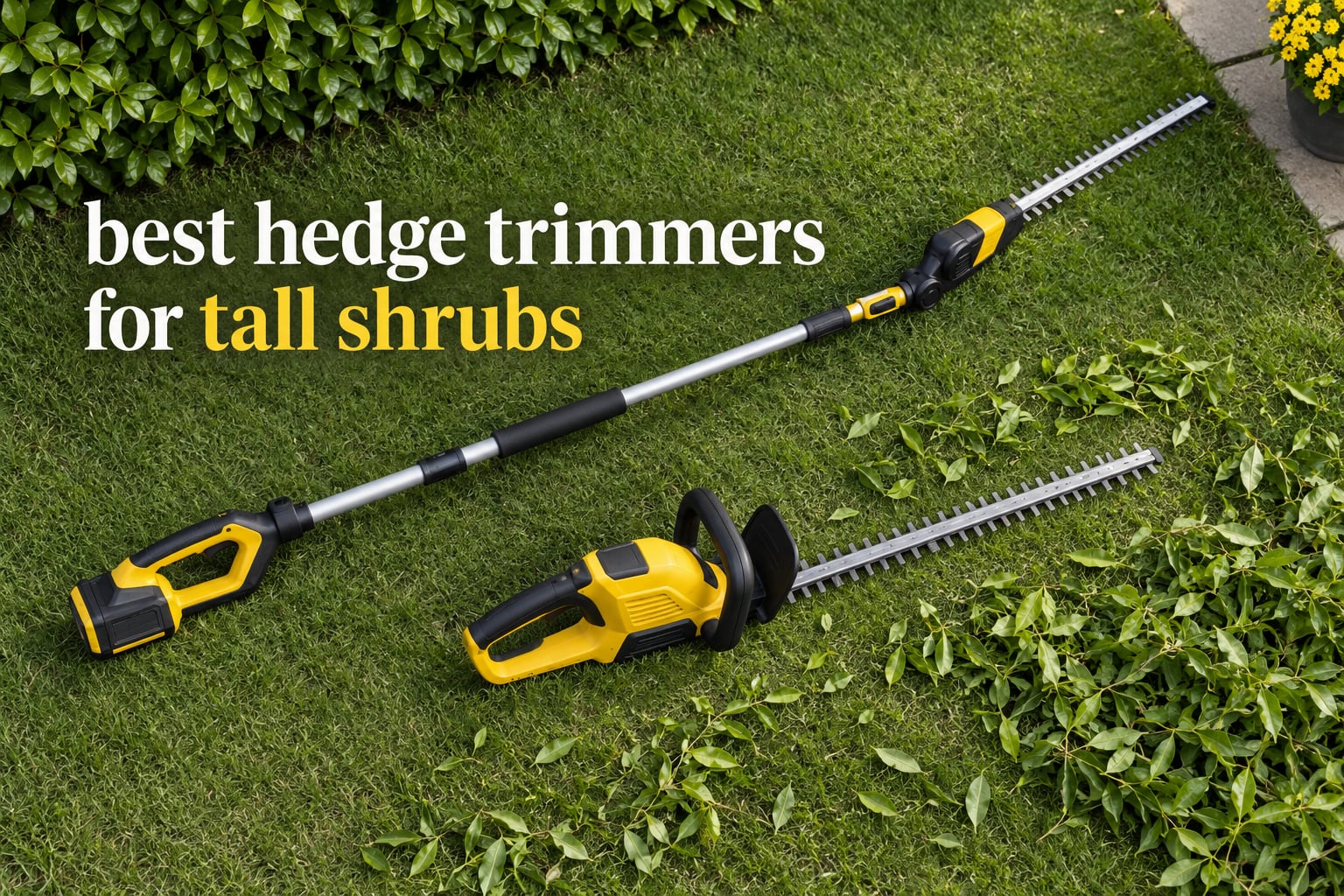 best hedge trimmers for tall shrubs