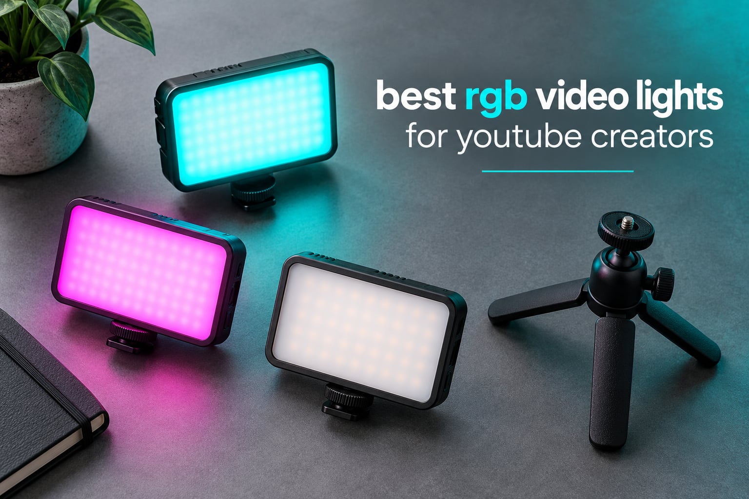 best rgb video lights for youtube creators