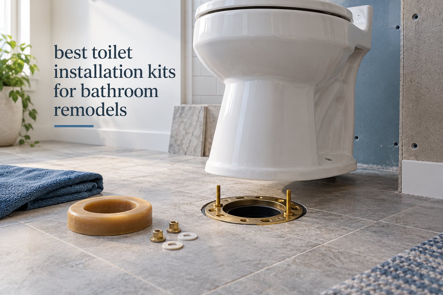 best toilet installation kits for bathroom remodels