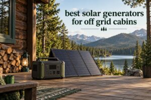 best solar generators for off grid cabins