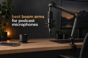 best boom arms for podcast microphones