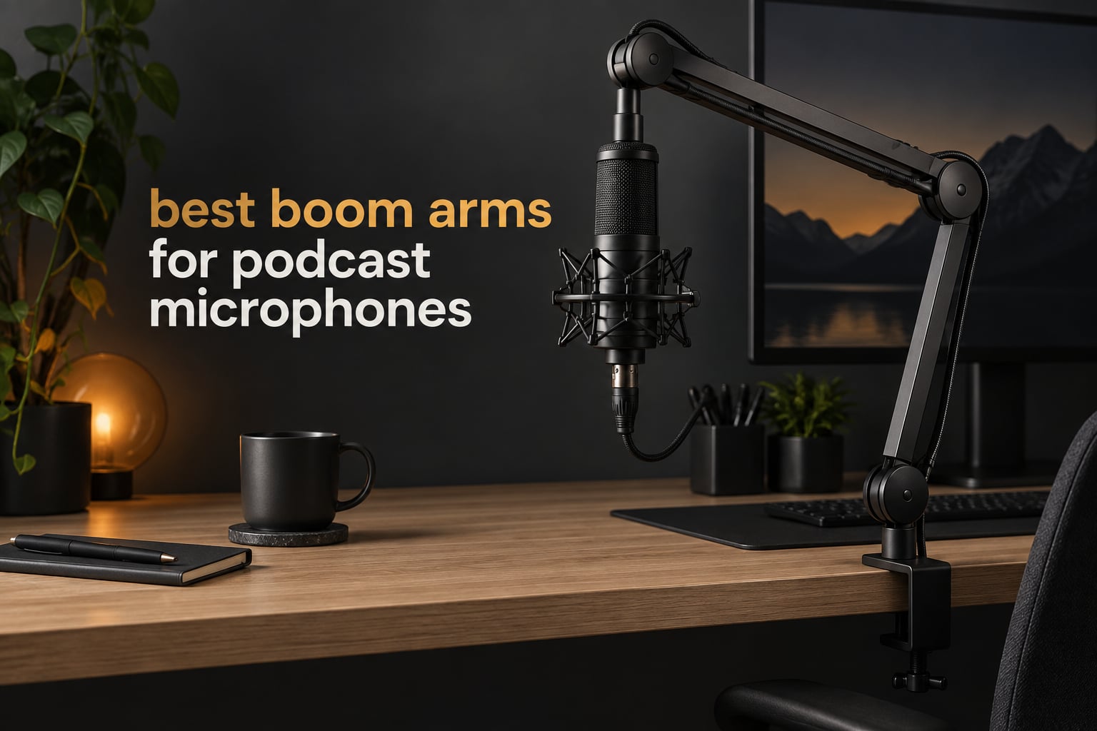 best boom arms for podcast microphones