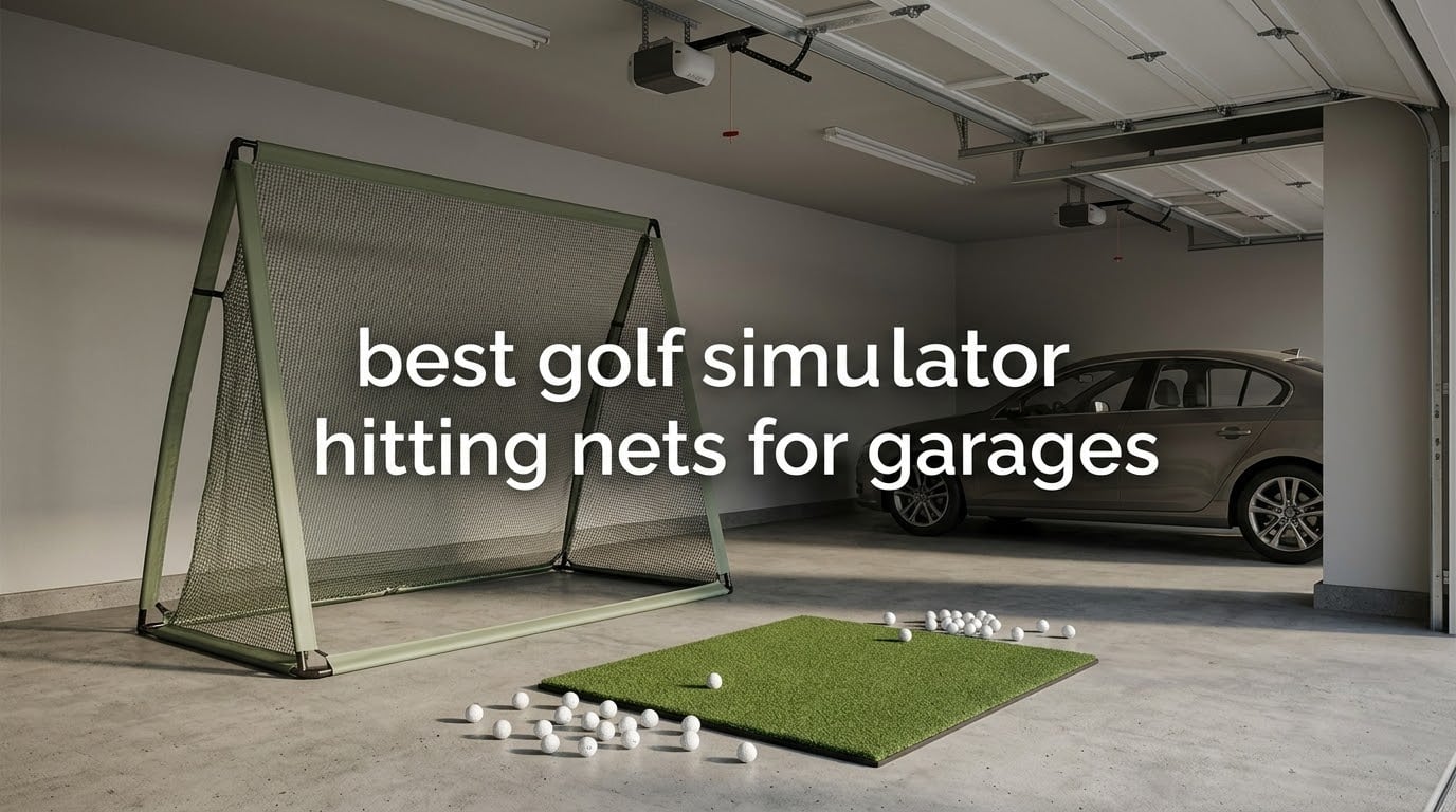 best golf simulator hitting nets for garages