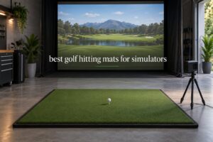 best golf hitting mats for simulators