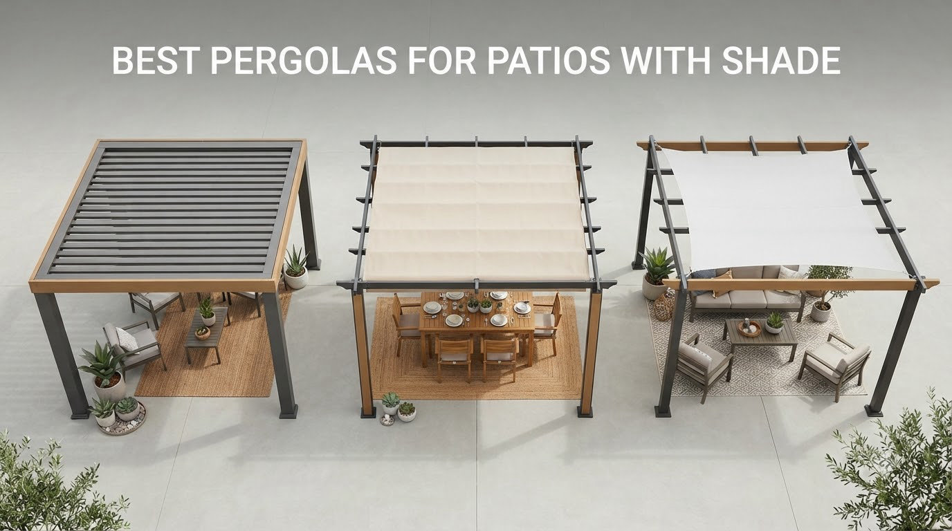 best pergolas for patios with shade