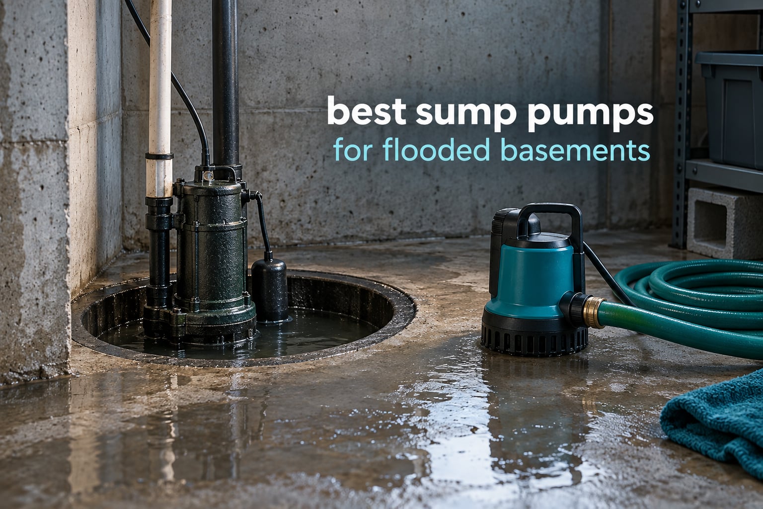 best sump pumps for flooded basements