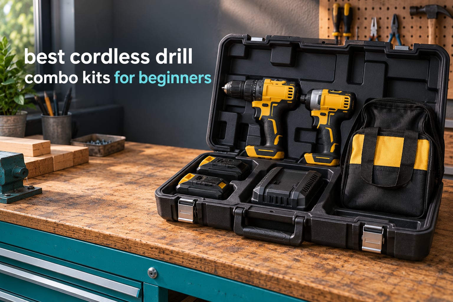 best cordless drill combo kits for beginners