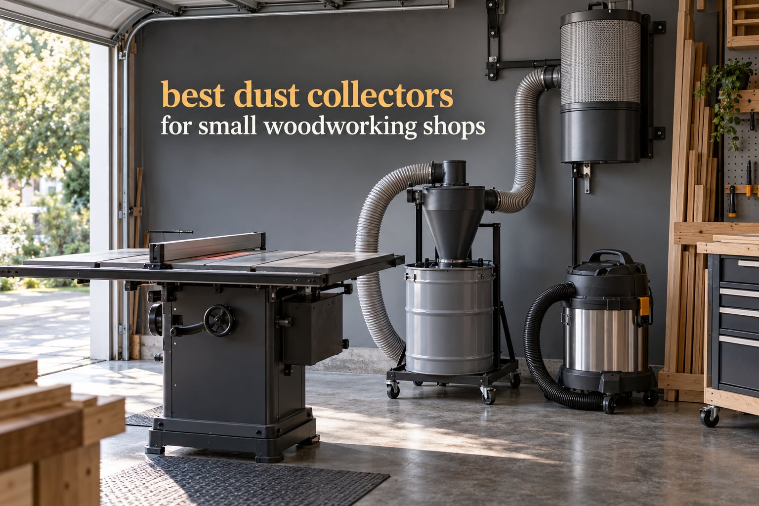 best dust collectors for small woodworking shops