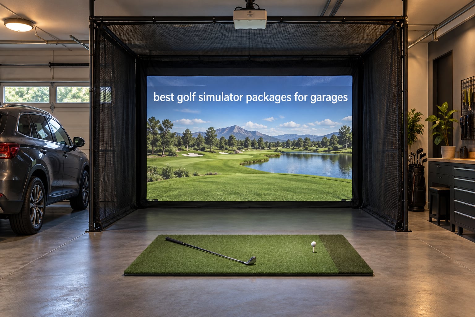 best golf simulator packages for garages