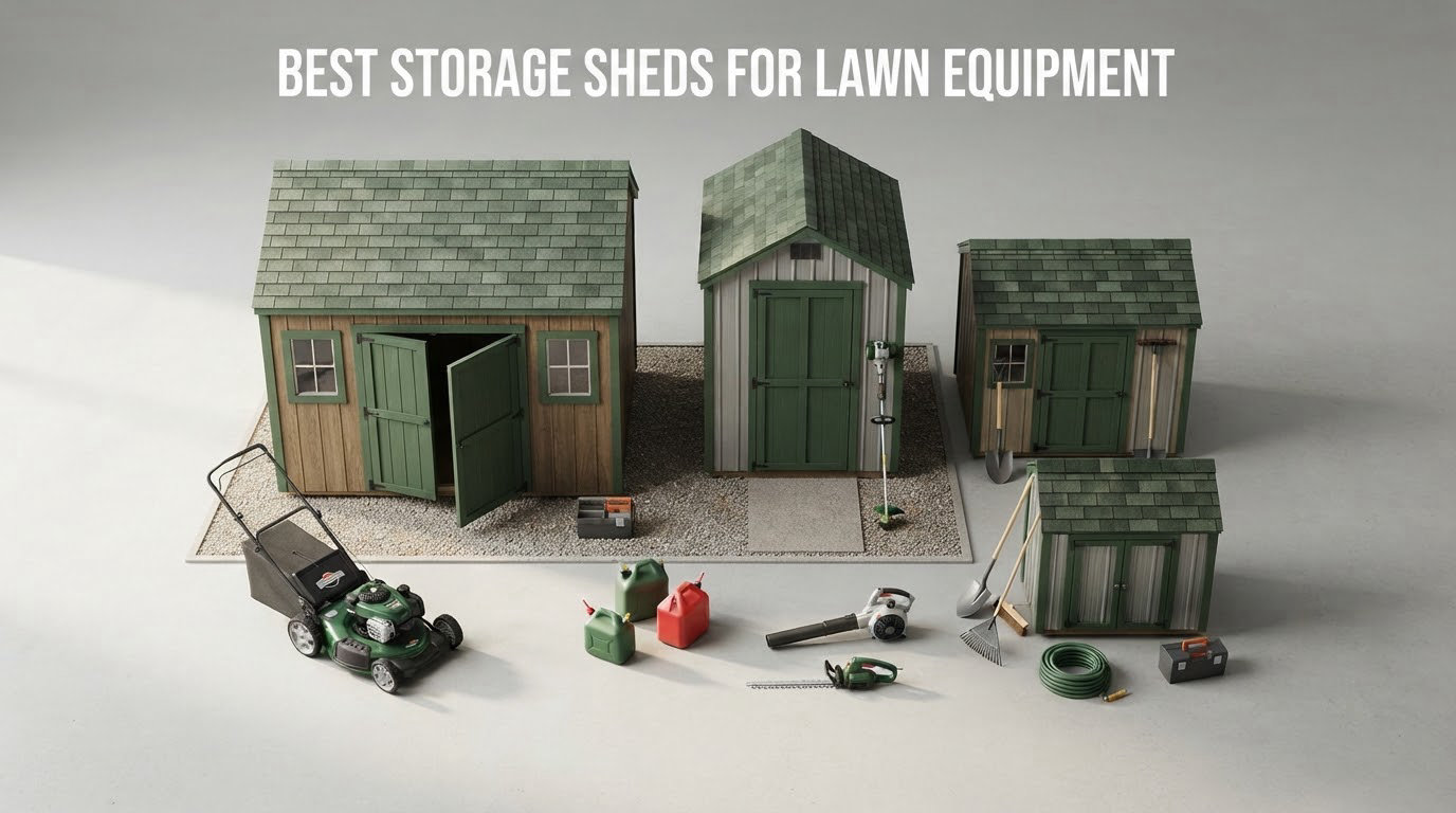 best storage sheds for lawn equipment