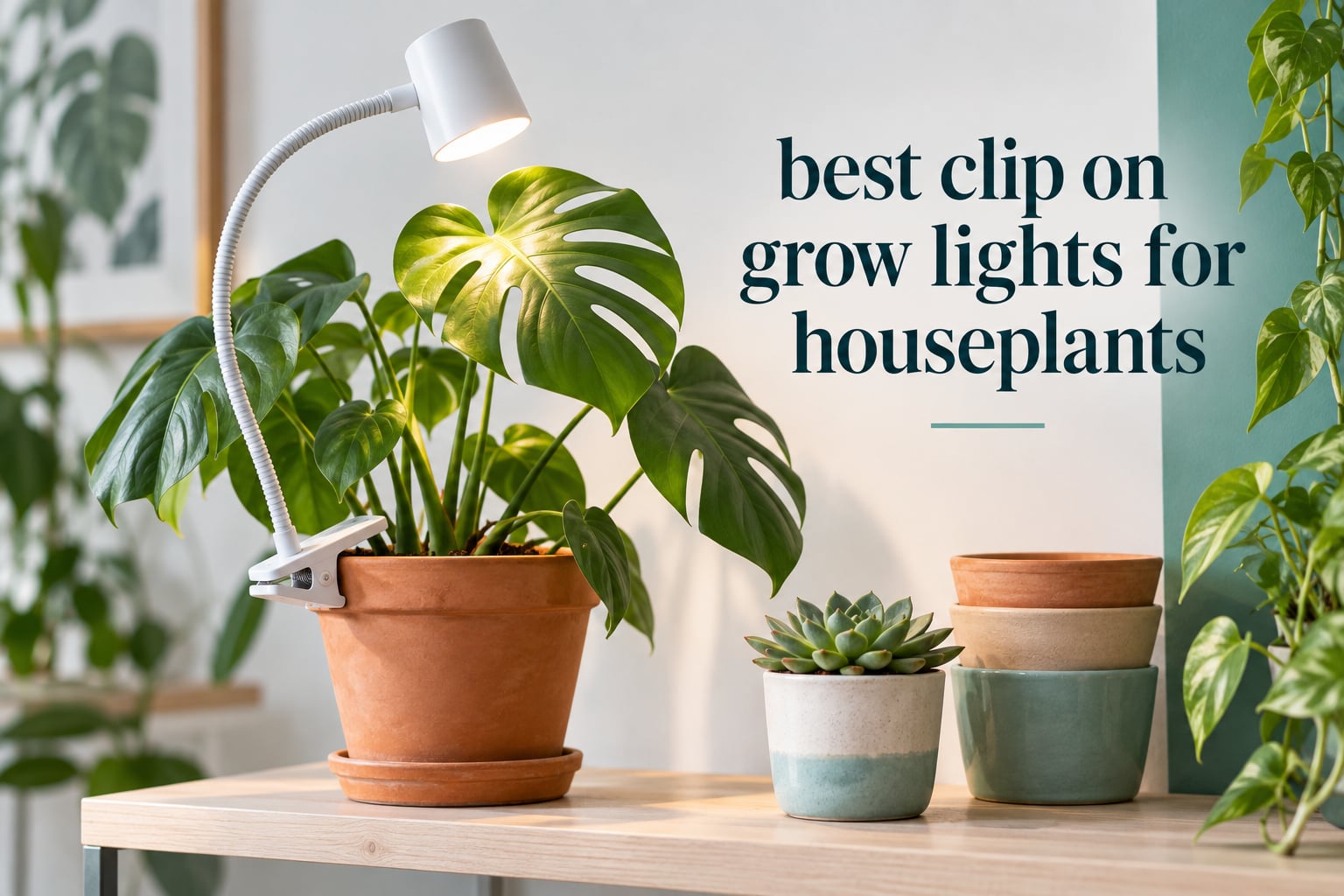 best clip on grow lights for houseplants
