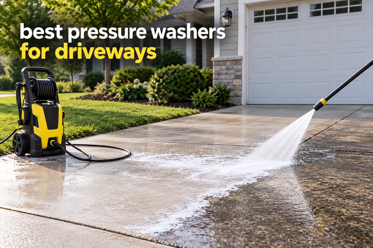 best pressure washers for driveways