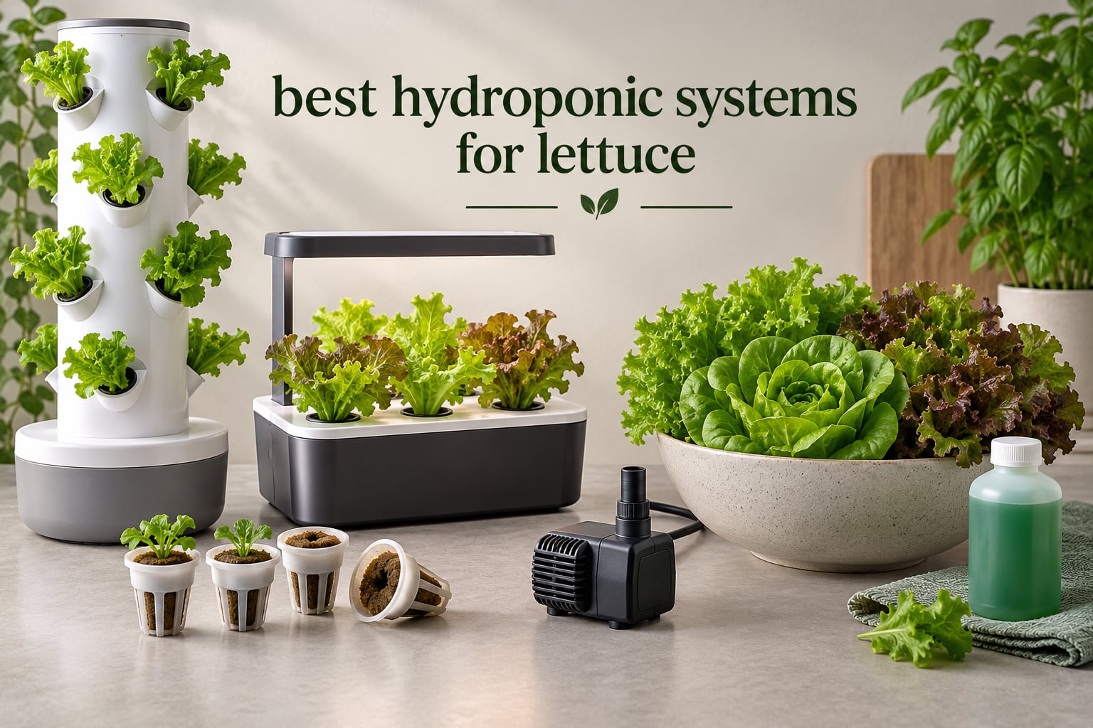 best hydroponic systems for lettuce