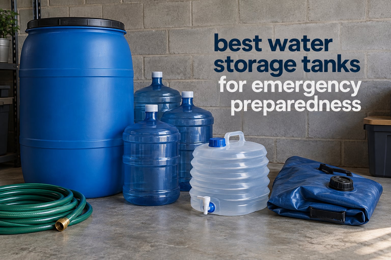 best water storage tanks for emergency preparedness