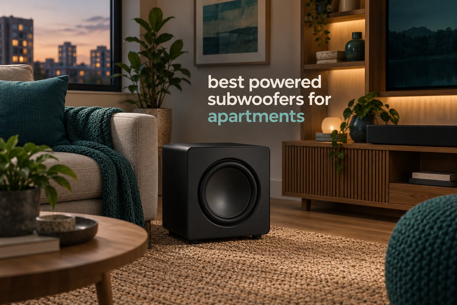best powered subwoofers for apartments