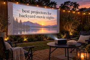 best projectors for backyard movie nights