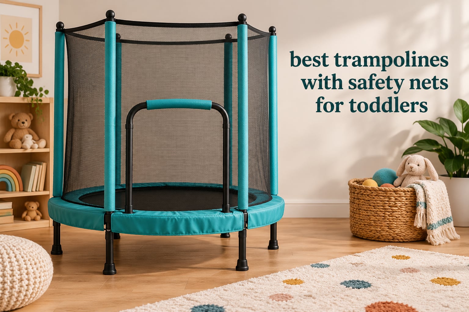 best trampolines with safety nets for toddlers
