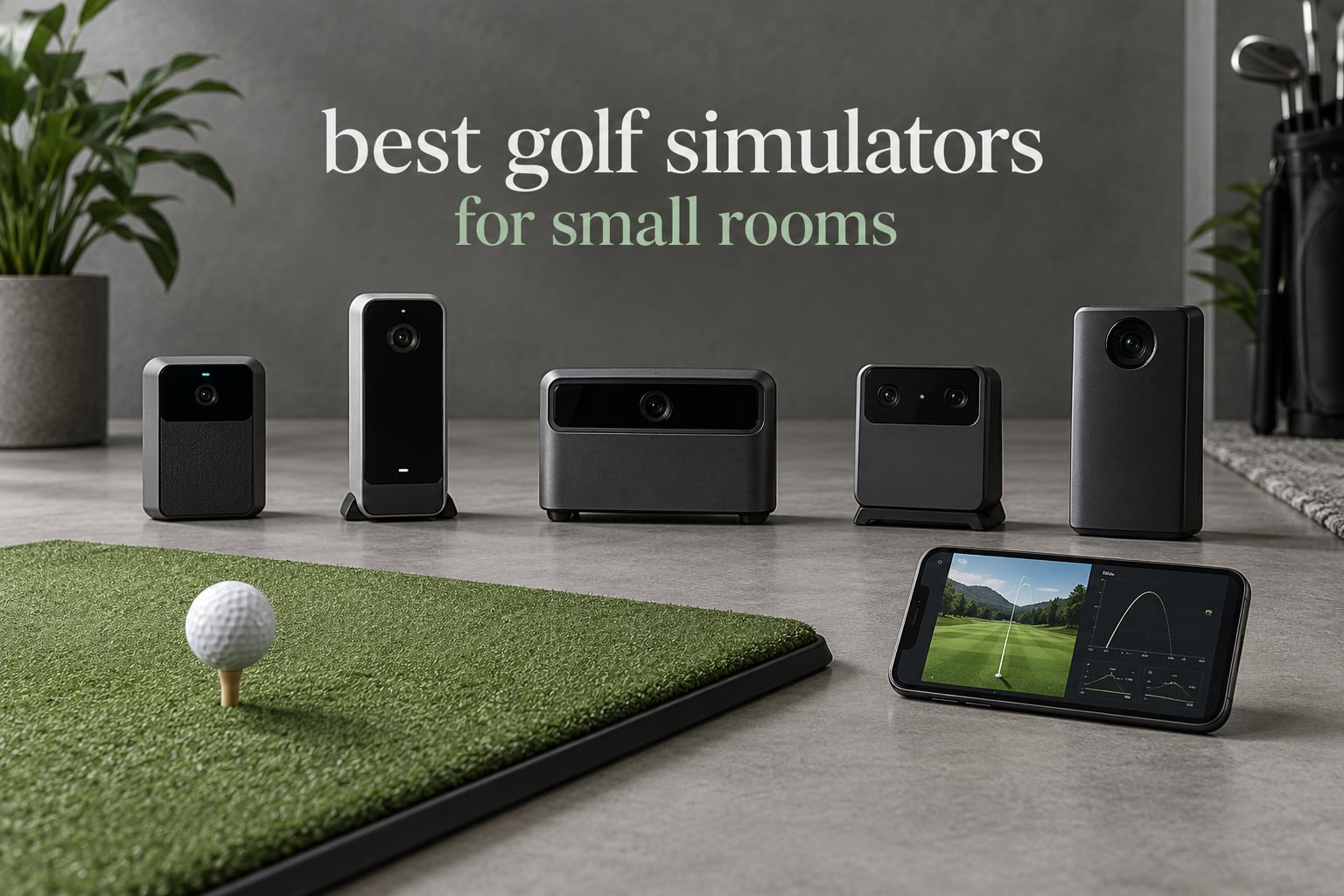 best golf simulators for small rooms