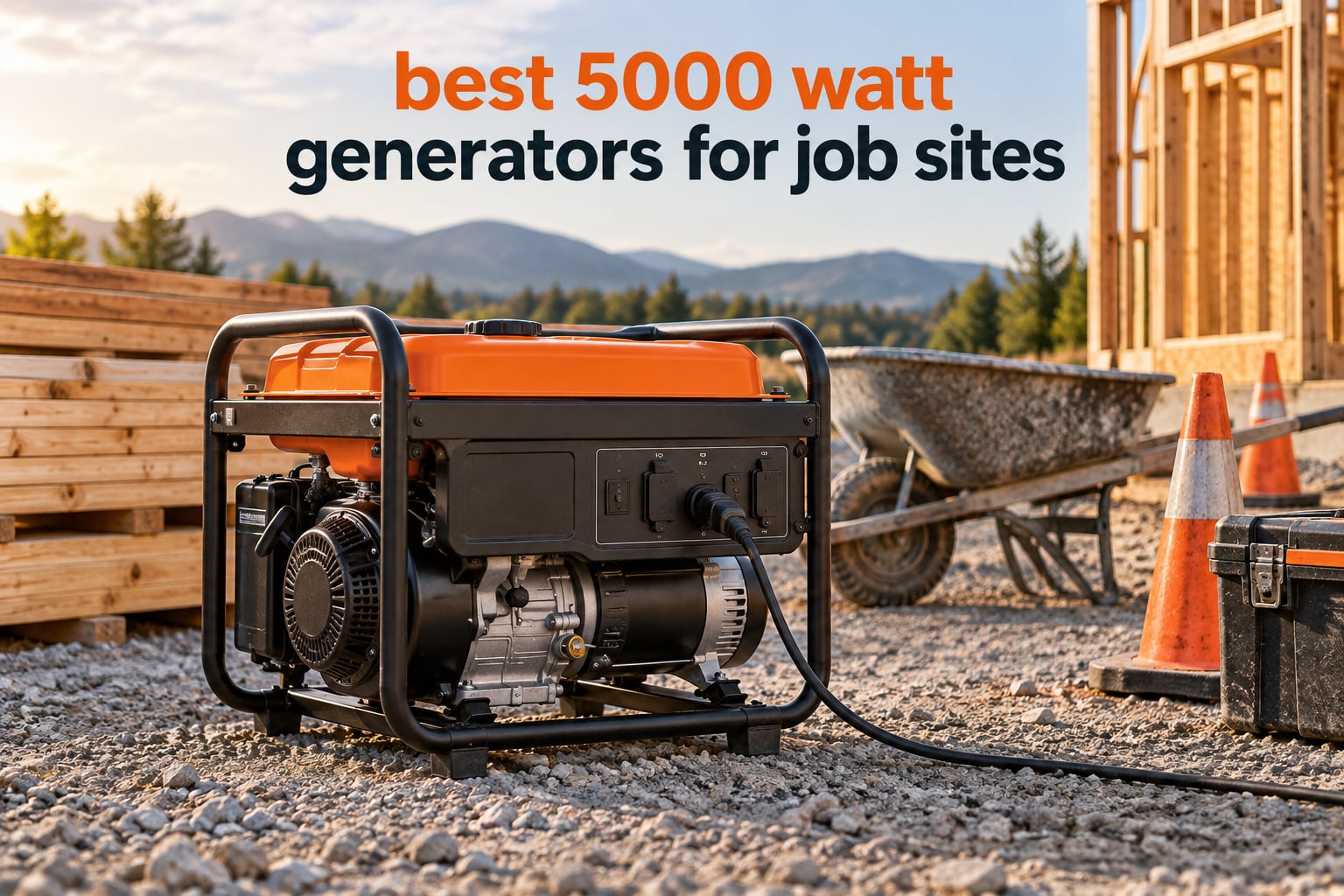 best 5000 watt generators for job sites
