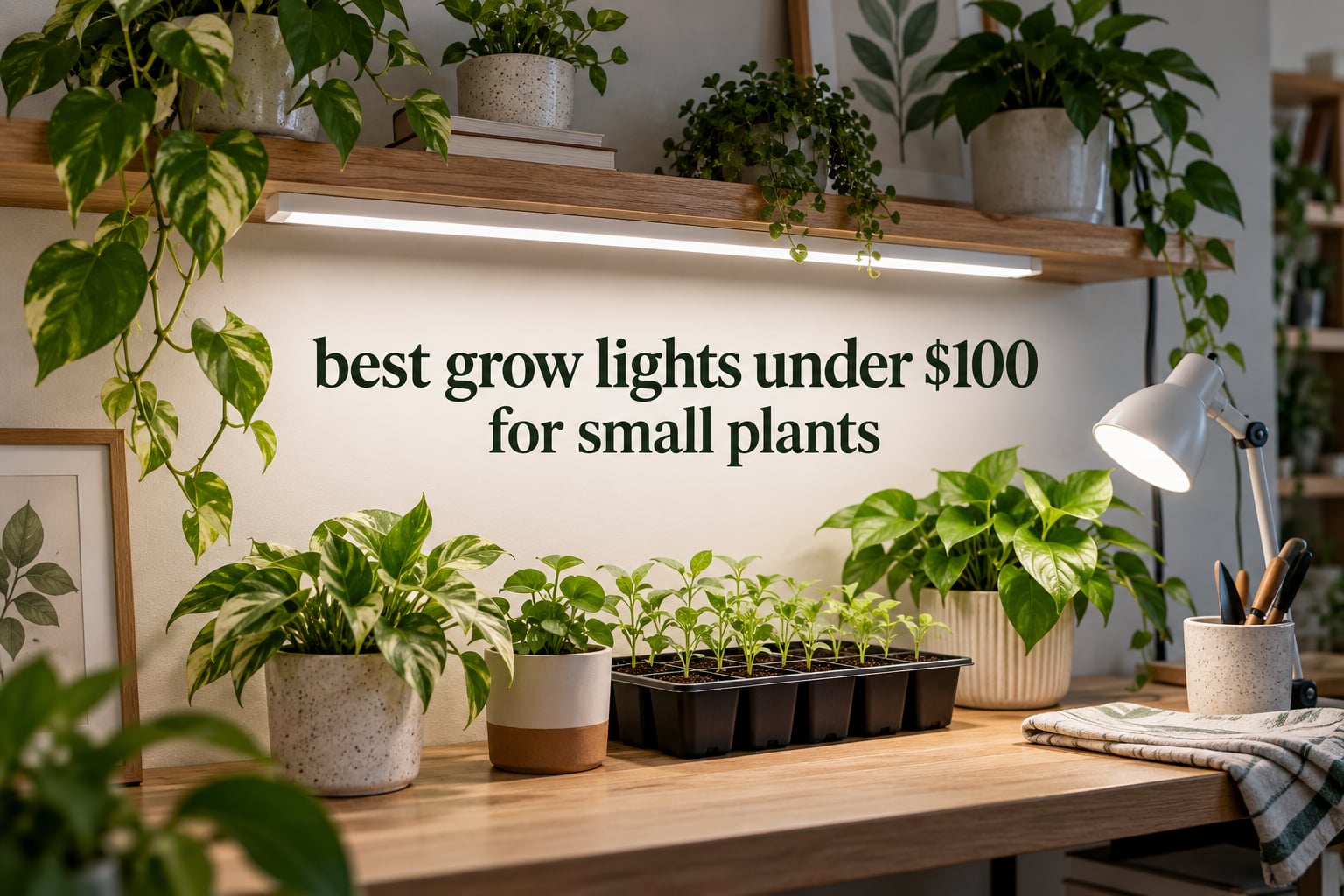 best grow lights under $100 for small plants